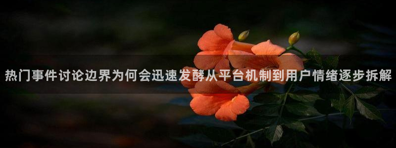 51吃瓜网络话题：热门事件讨论边界为何会迅速发酵从平台机制到用户情绪逐步拆解