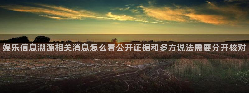 吃瓜资讯网：娱乐信息溯源相关消息怎么看公开证据和多方说法需要分开核对